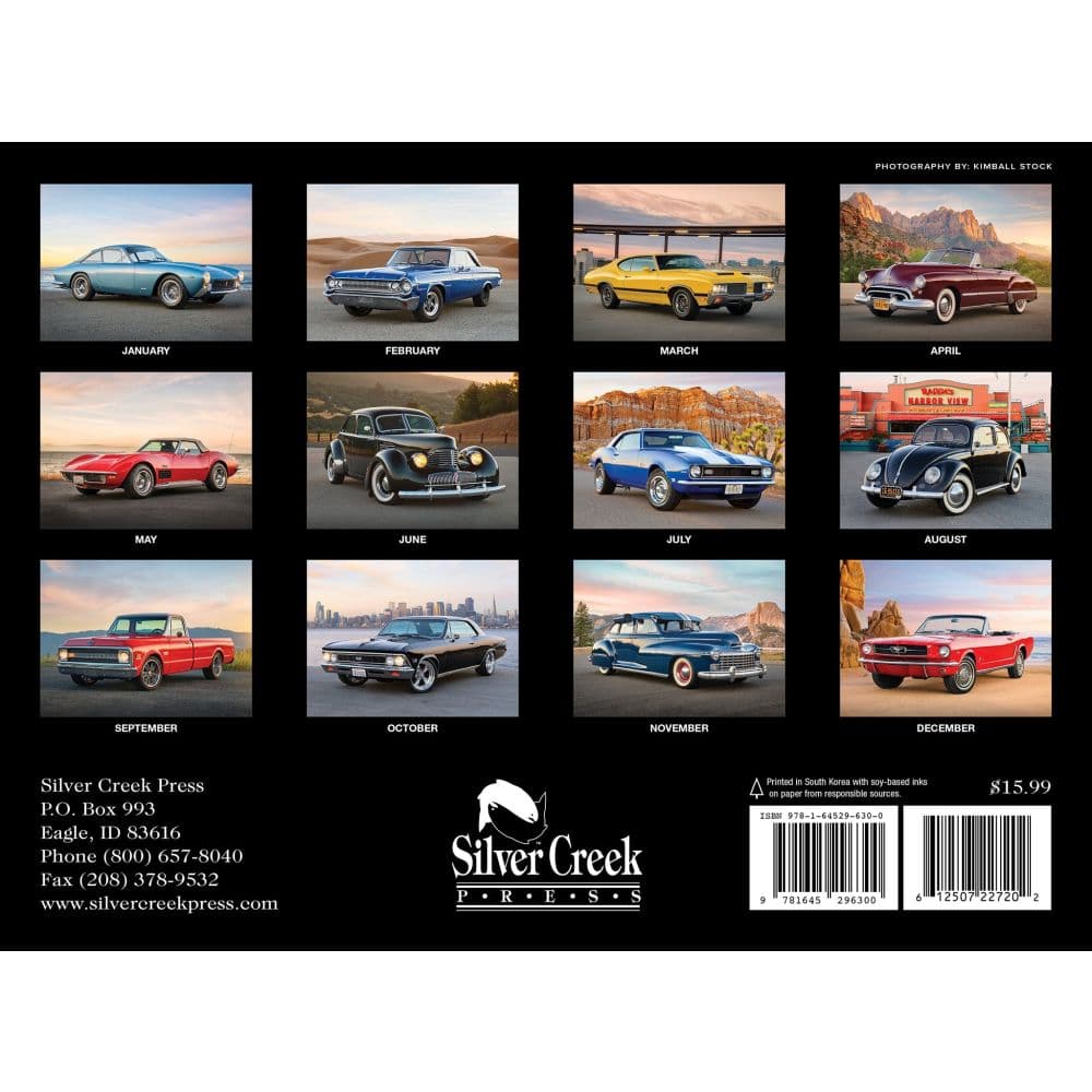 Classic Cars 2027 Wall Calendar First Alternate Image