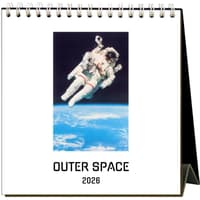 image Outer Space 2026 Easel Desk Calendar Main Product Image