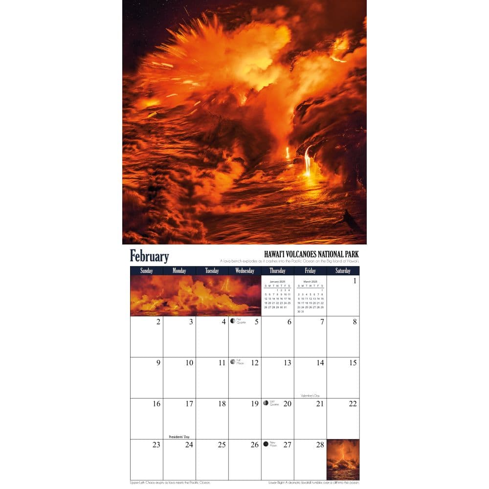 National Parks 2025 Wall Calendar Second Alternate Image