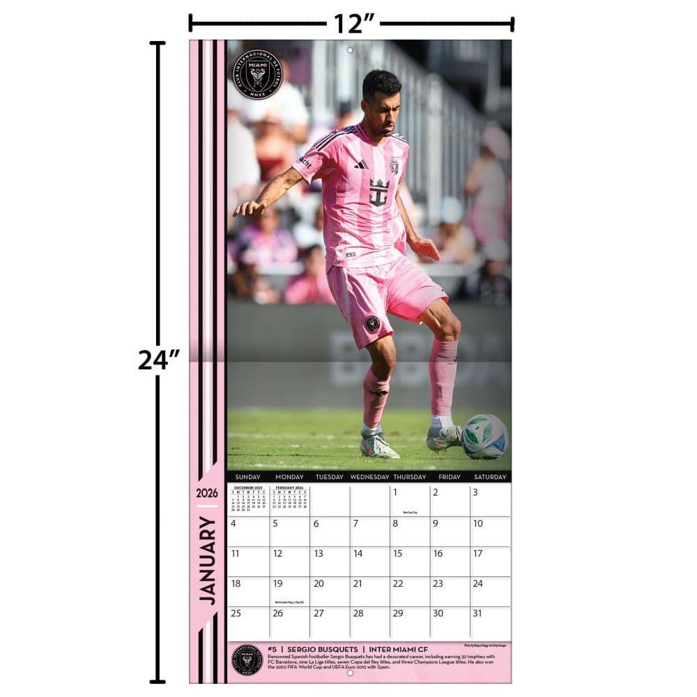MLS Elite 2026 Wall Calendar Fourth Alternate Image