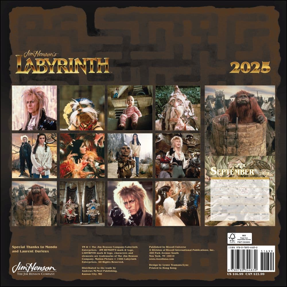 Labyrinth 2025 Wall Calendar First Alternate Image width=&quot;1000&quot; height=&quot;1000&quot;