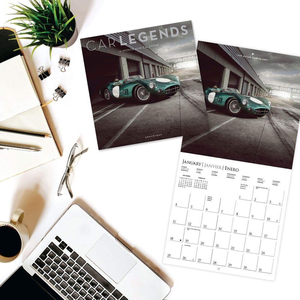 Car Legends 2026 Wall Calendar Fourth Alternate Image