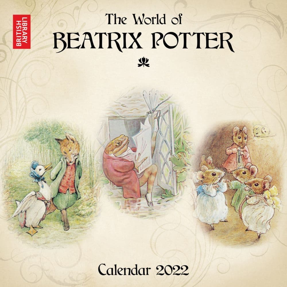 British Library Beatrix Potter 2022 Wall Calendar