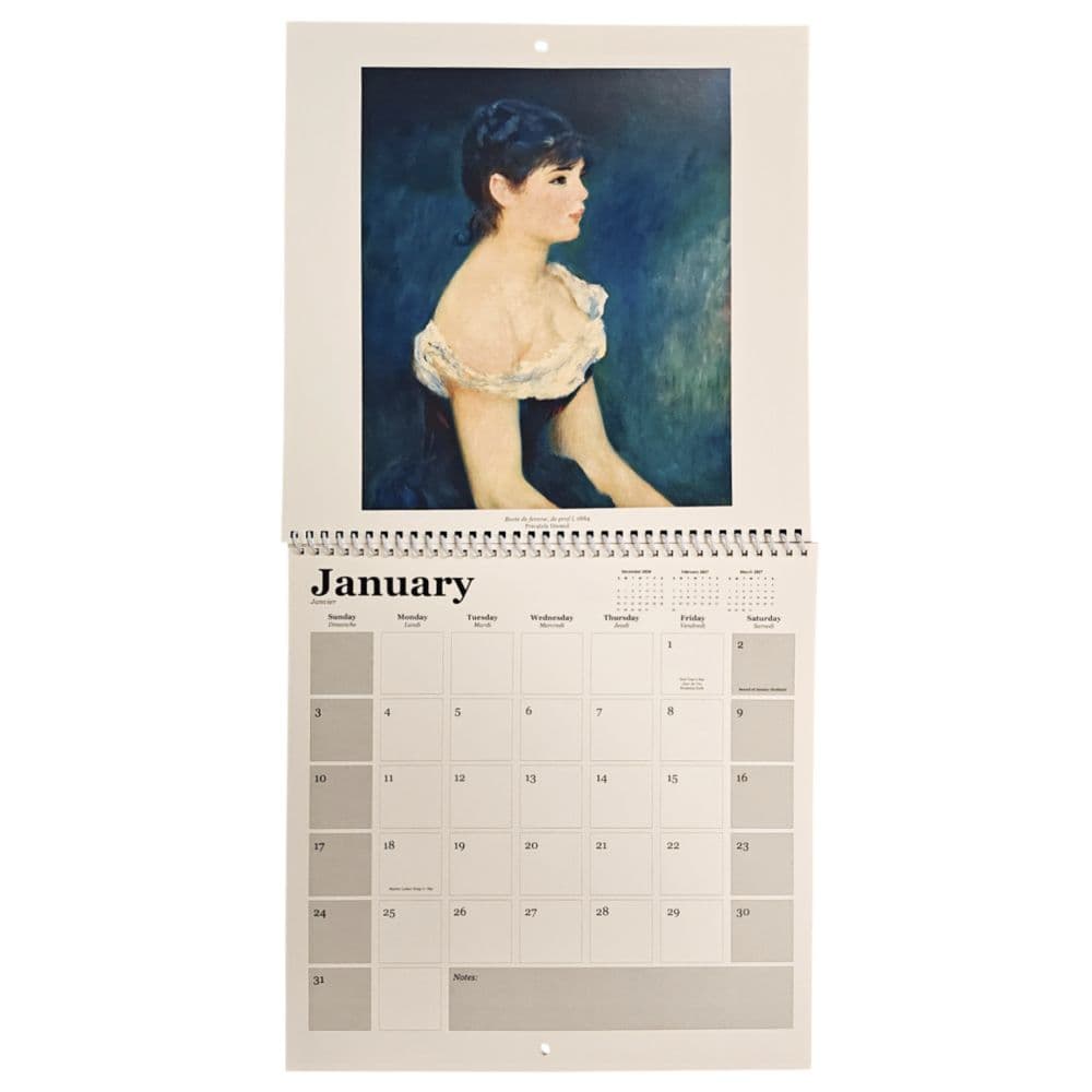 Renoir Square 2027 Wall Calendar Second Alternate Image