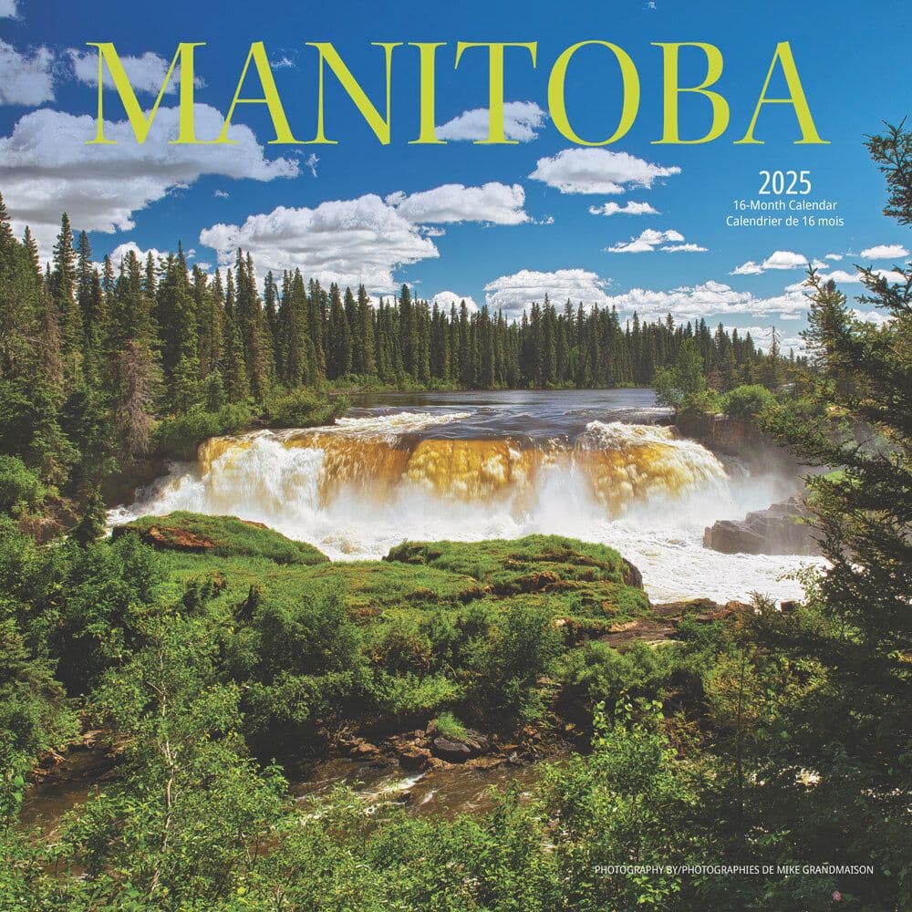 Manitoba 2025 Wall Calendar  Main Image