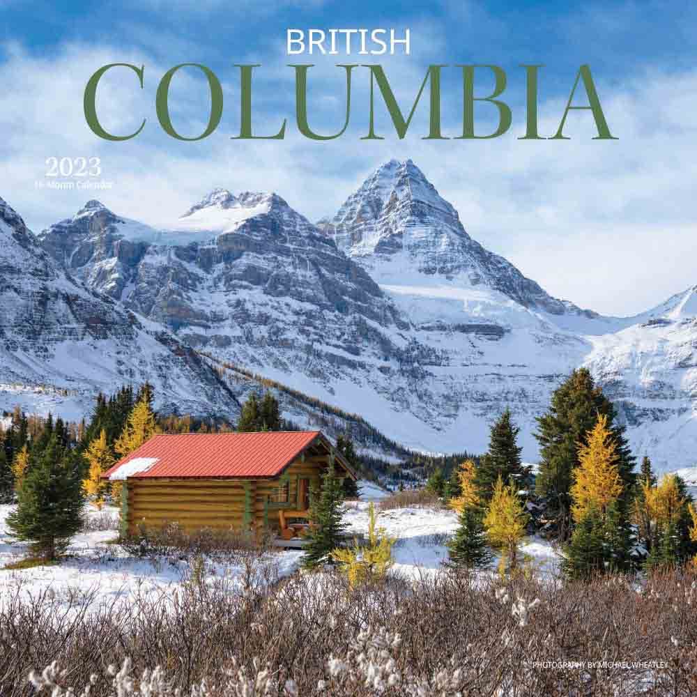 British Columbia 2023 Wall Calendar