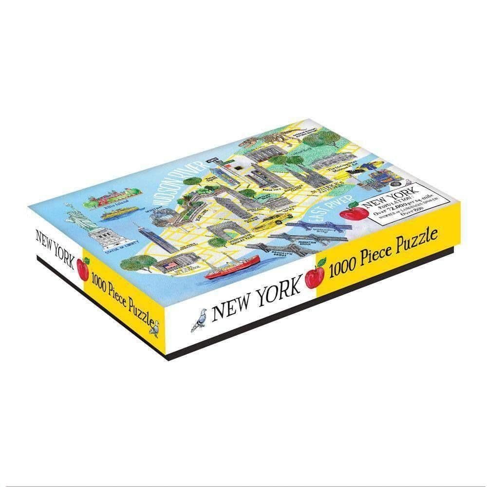 New York City Map 1000pc Puzzle Fourth Alternate Image