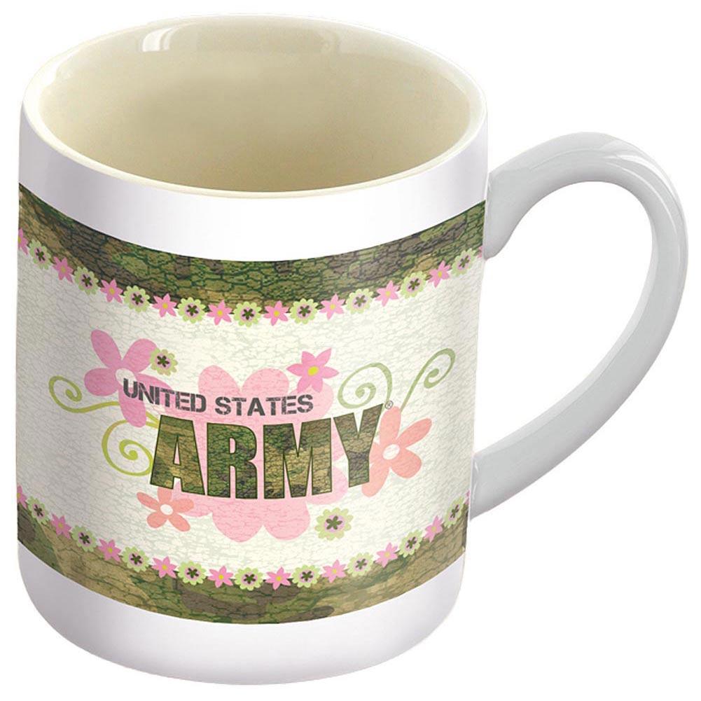U.S. Army Pink Flowers 12 oz. Mug Main Product Image