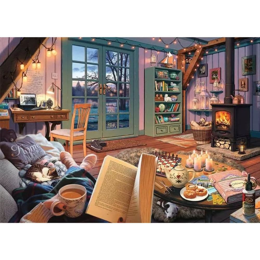 Cozy Retreat Large Format 500 Piece Puzzle Main Product Image