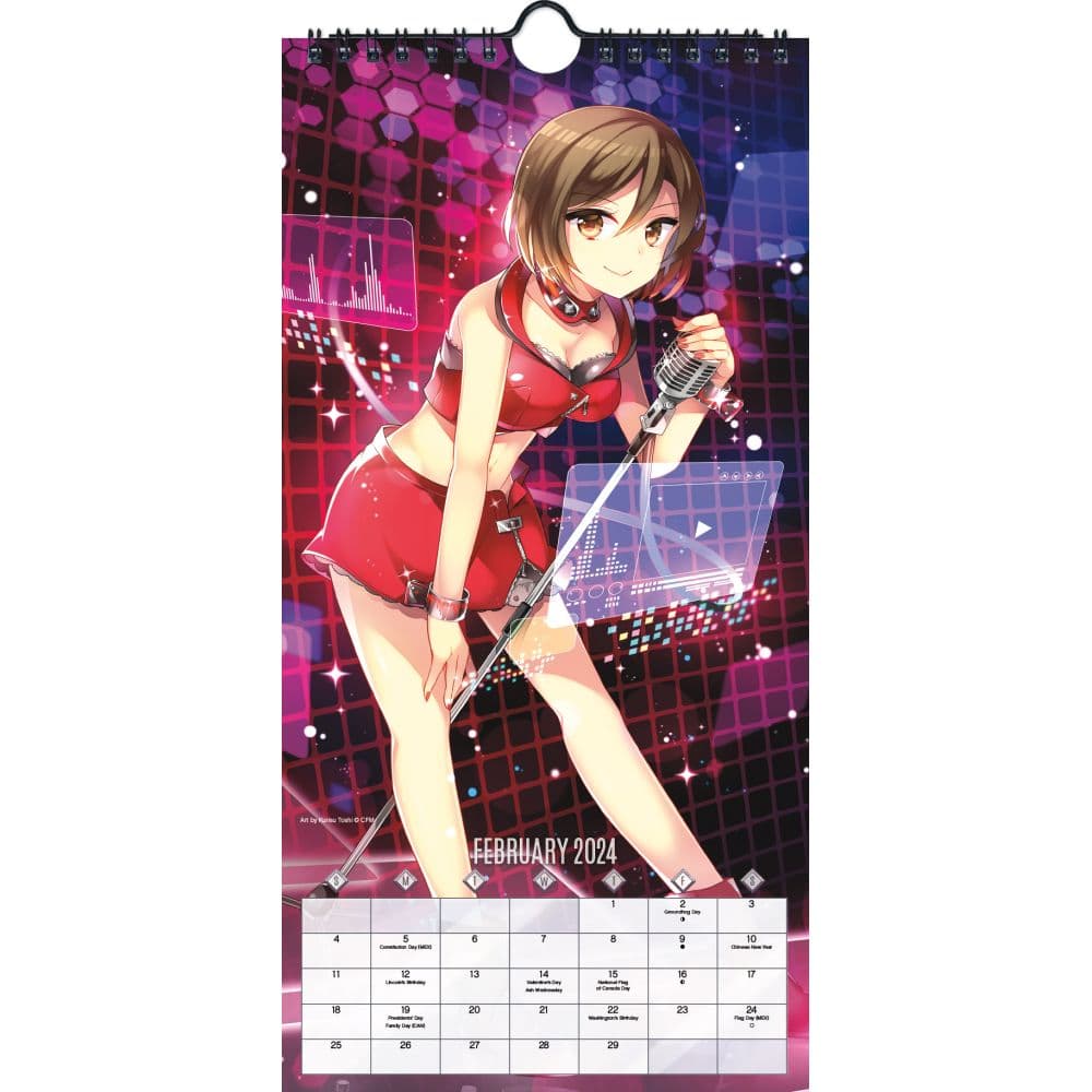 Hatsune Miku 2024 Mini Wall Calendar