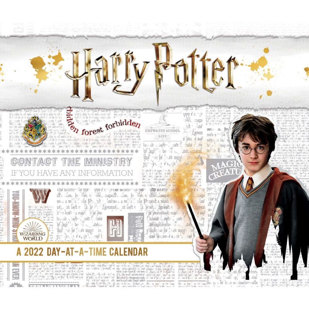 Page-A-Day Desk Calendar Official Harry Potter 2022 Page-A-Day Desk Calendar The Official Harry Potter Desk Block Calendar 2022