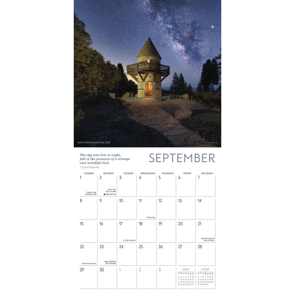 Celestial Skies 2024 Wall Calendar Alternate Image 3