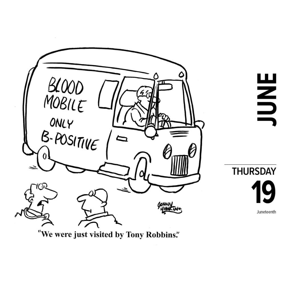 Punny Cartoon-A-Day 2025 Desk Calendar Second Alternate Image width=&quot;1000&quot; height=&quot;1000&quot;