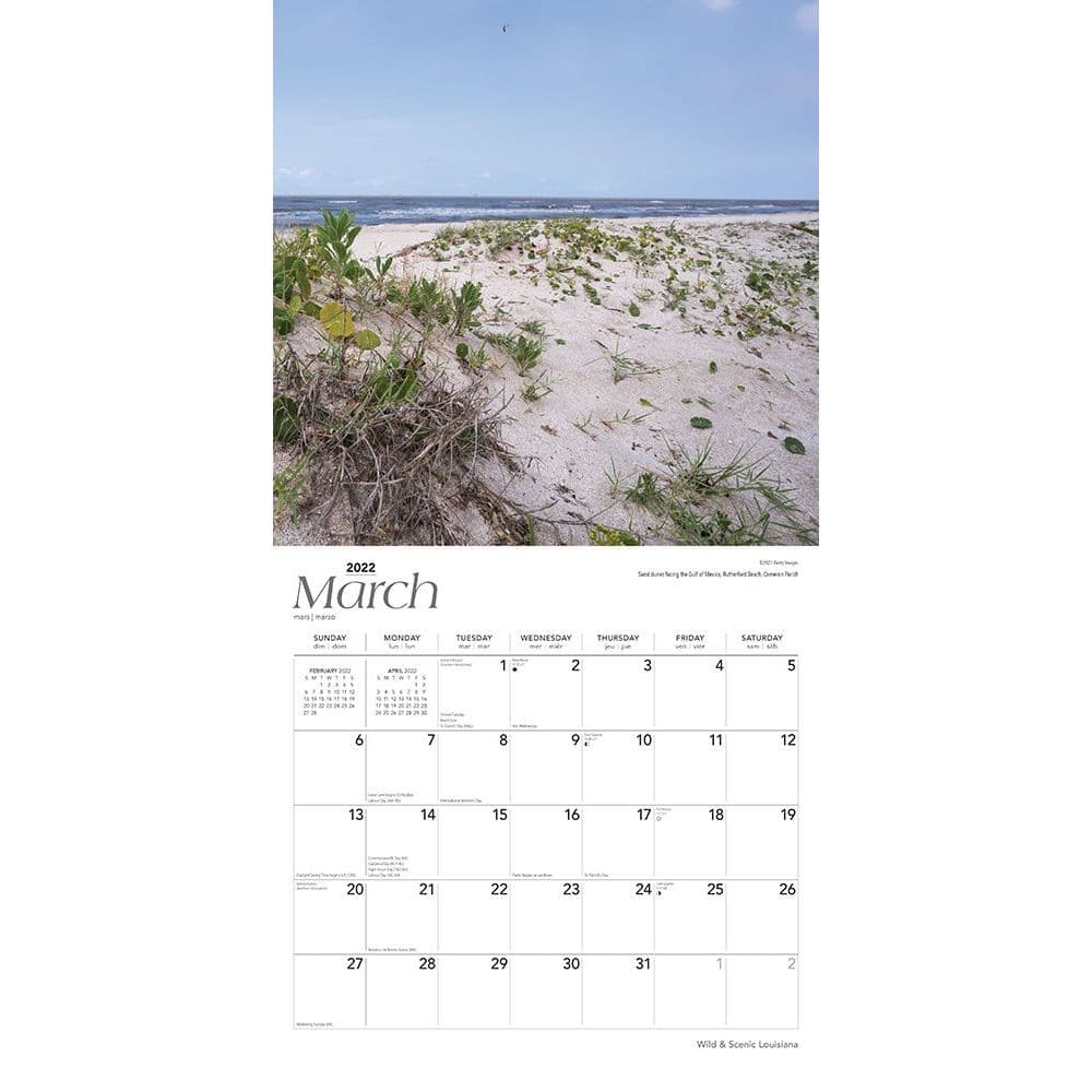 Louisiana Wild And Scenic 2022 Wall Calendar - Calendars.com