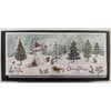 image Watercolor Snowman Scene Christmas Card Main Image