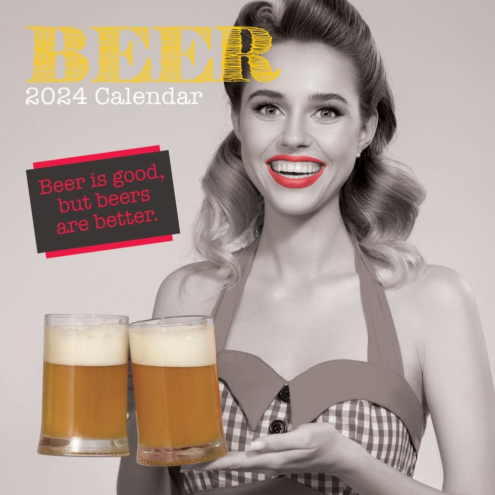 Beer 2024 Wall Calendar Main Product Image width=&quot;1000&quot; height=&quot;1000&quot;