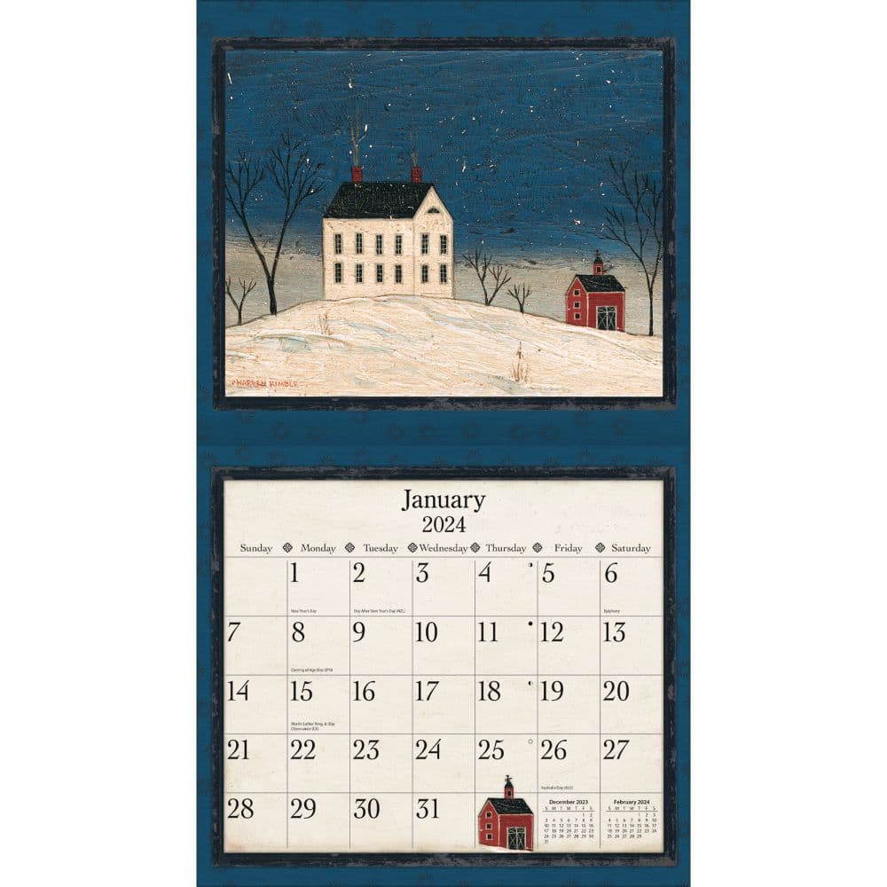 Warren Kimble 2024 Wall Calendar