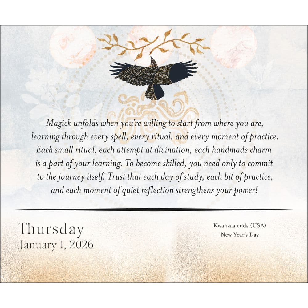Year of the Witch 2026 Desk Calendar Second Alternate Image