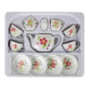 image Flower Porcelain Tea Set 12 Piece Second Alternate Image