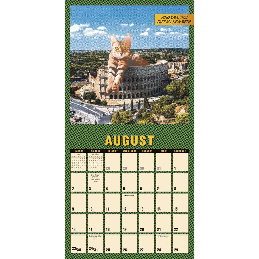 Catzilla 2026 Mini Wall Calendar Third Alternate Image
