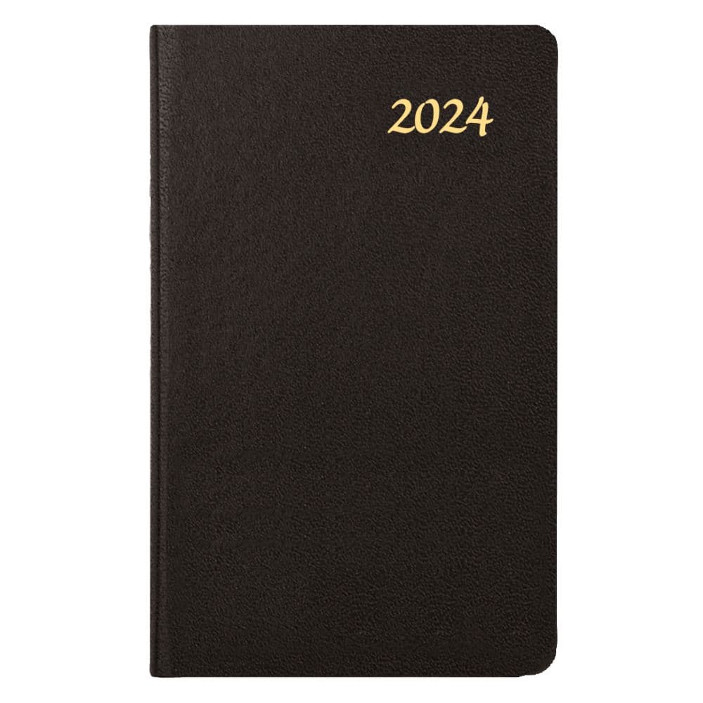 Black 2024 Weekly Pocket Planner - Calendars.com