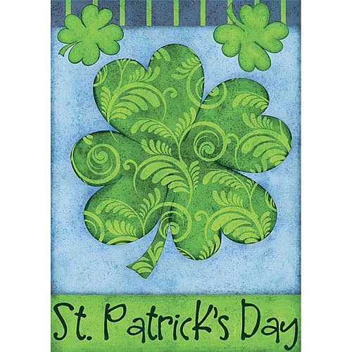 Lang St. Patrick's Day Outdoor Flag-Large - 28 x 40 by Joy Hall