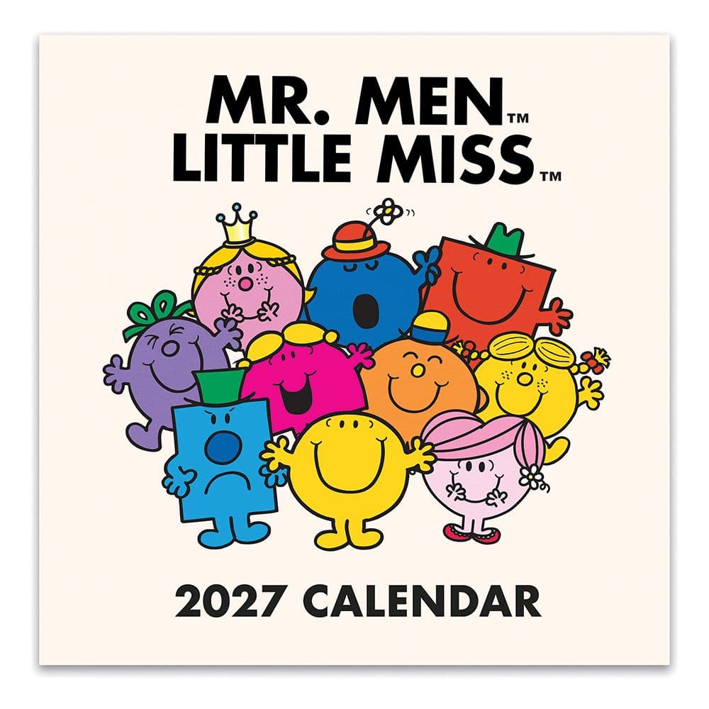 image Mr. Men Little Miss 2027 Wall Calendar Main Product Image