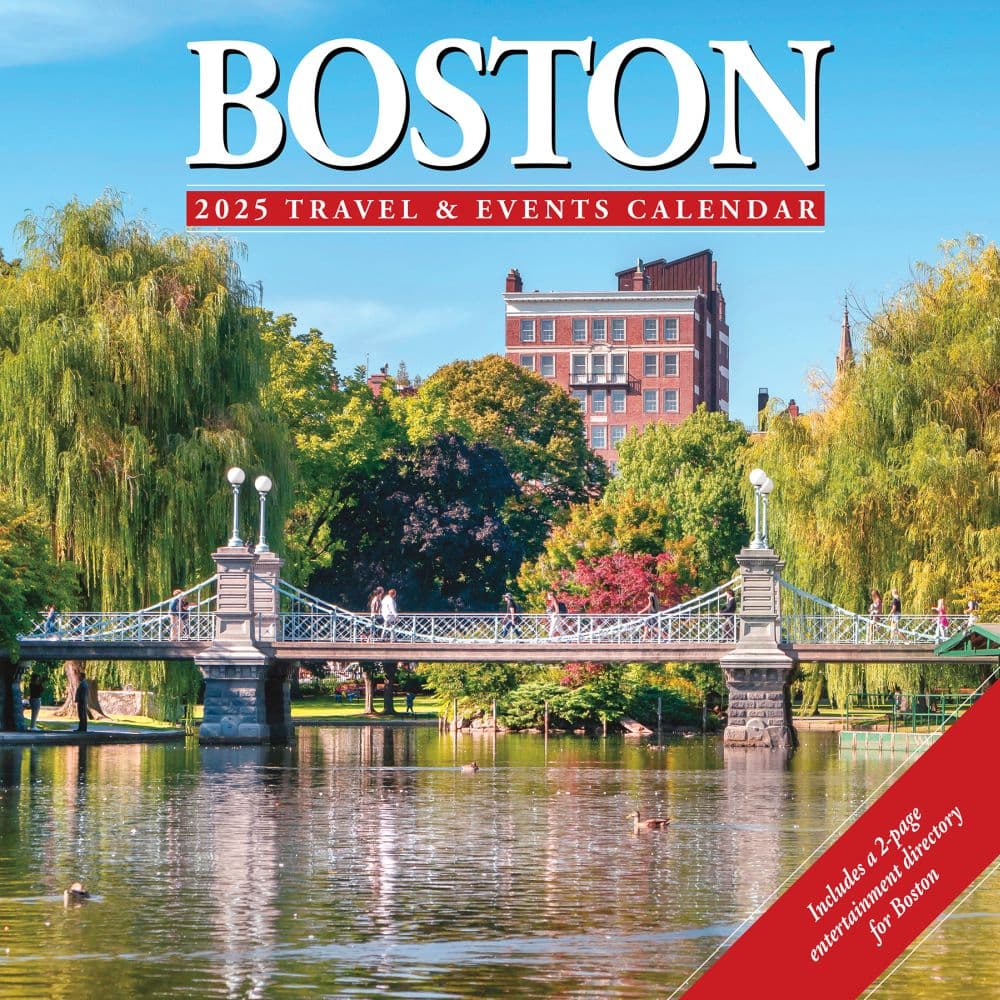 Boston Events 2025 Wall Calendar Main Image