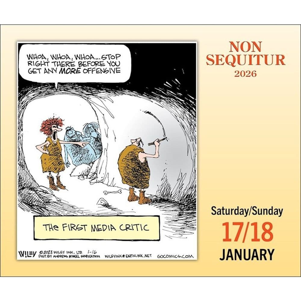 Non Sequitur 2026 Desk Calendar Second Alternate Image