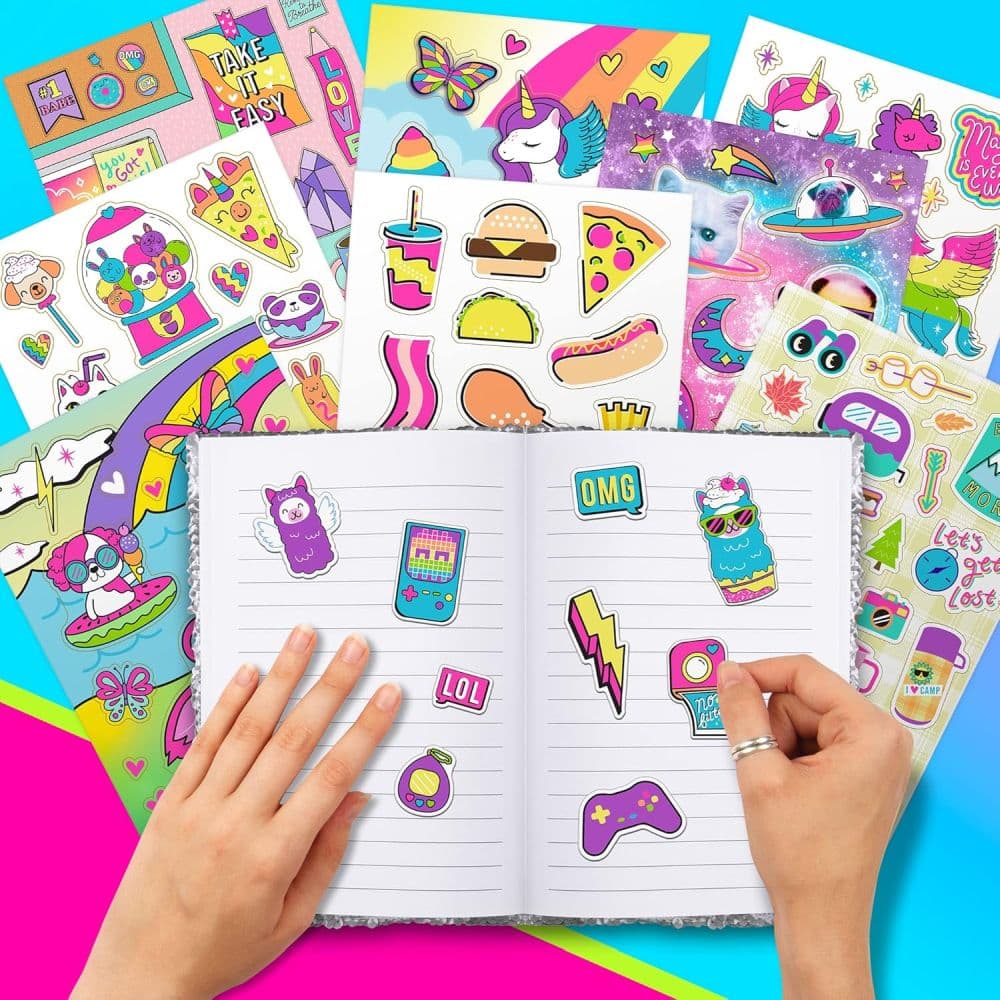 1000 plus Rainbow Super Colorful Stickers Fourth Alternate Image