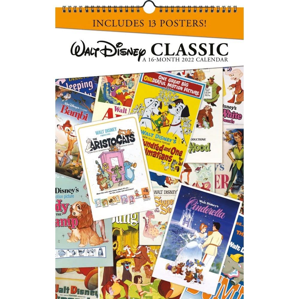 Disney Classic Posters 2022 Wall Calendar