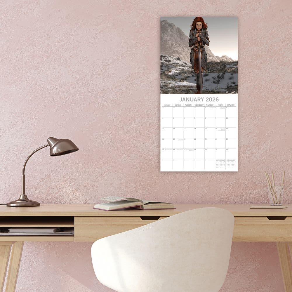 Fantasy Art 2026 Wall Calendar Second Alternate Image