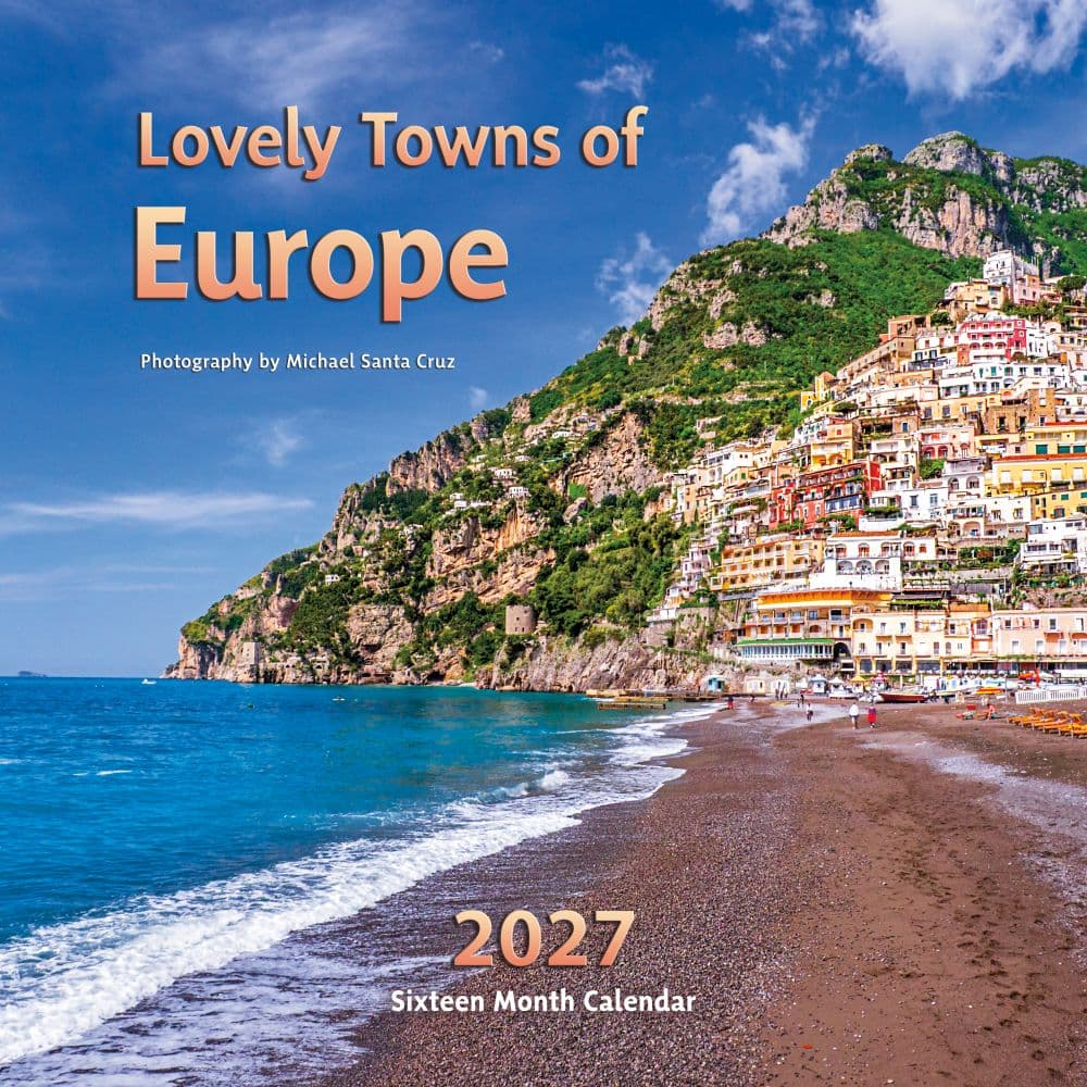 image Lovely Towns of Europe 2027 Wall Calendar Main Product Image