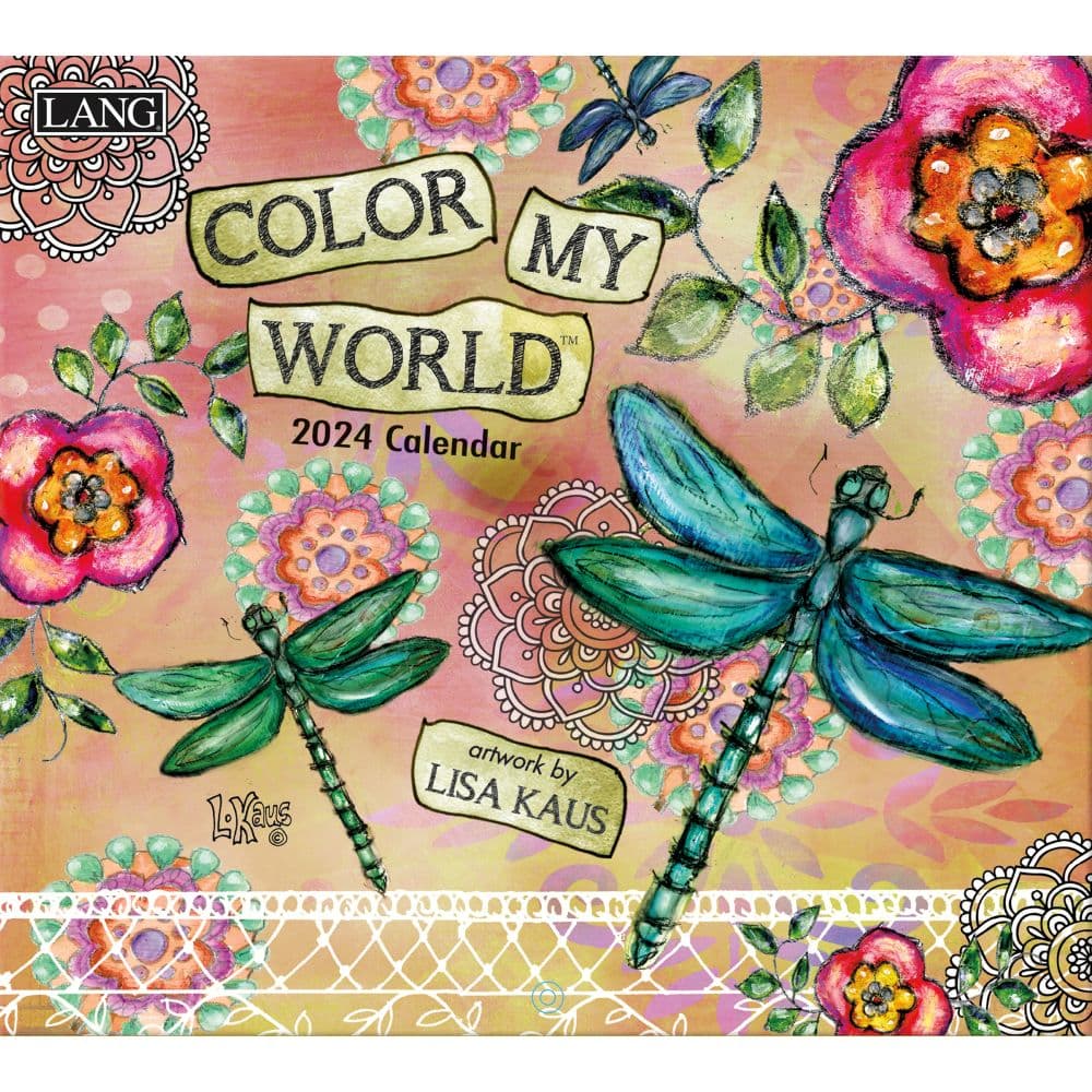 Color My World 2024 Wall Calendar Main Image