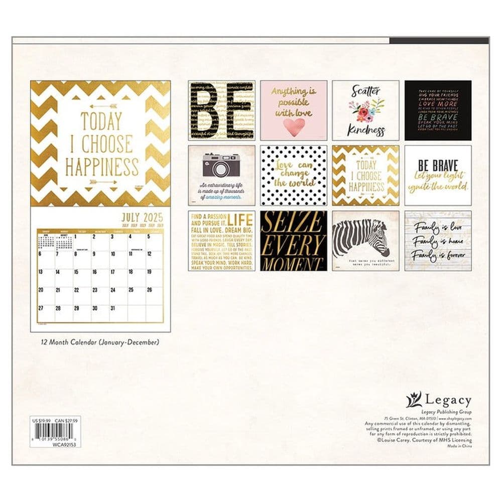 Live Laugh Love Carey 2025 Wall Calendar First Alternate Image width=&quot;1000&quot; height=&quot;1000&quot;