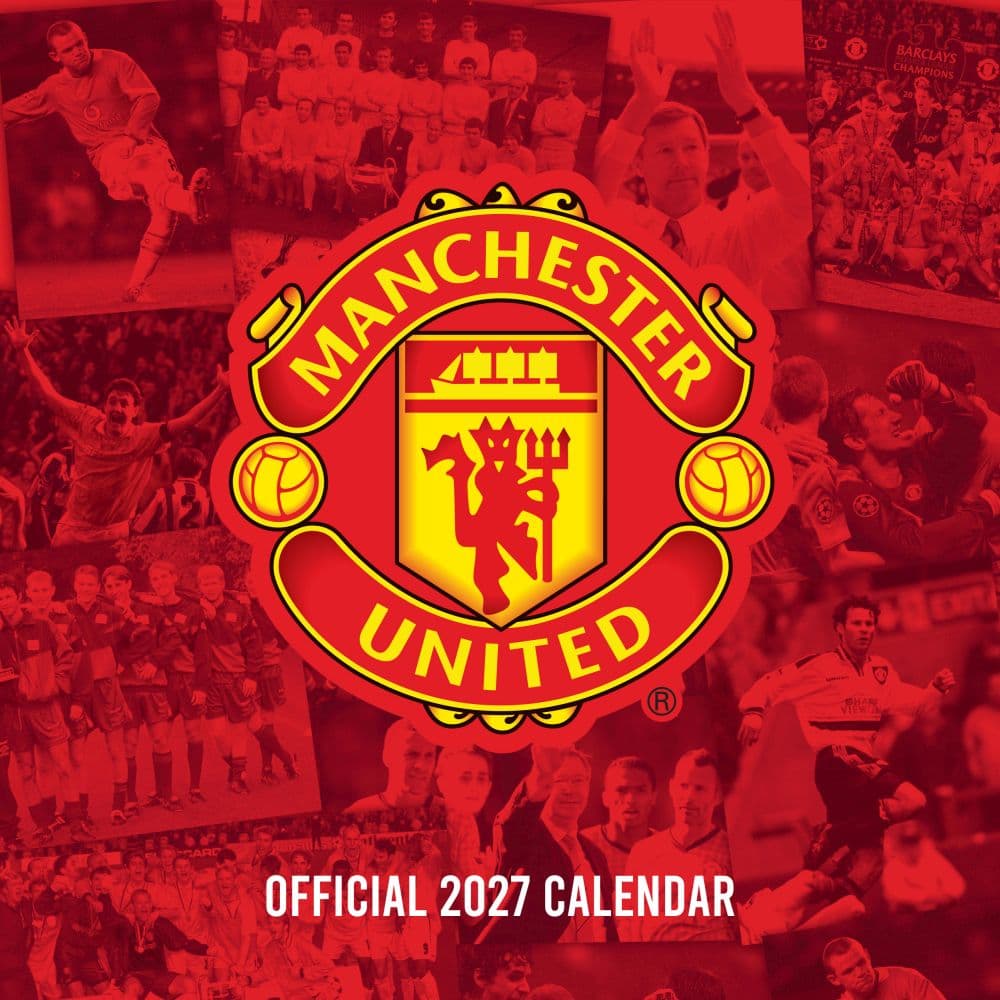 Manchester United 2027 Wall Calendar Main Product Image