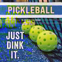 image Pickleball 2026 Wall Calendar  Main Image