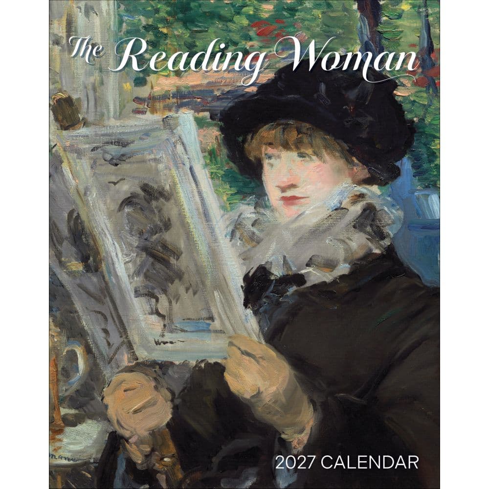 Reading Woman 2027 Mini Wall Calendar Main Product Image