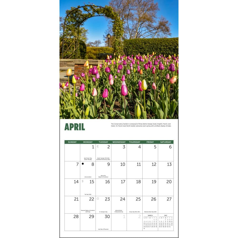 Central Park Conservancy 2024 Wall Calendar