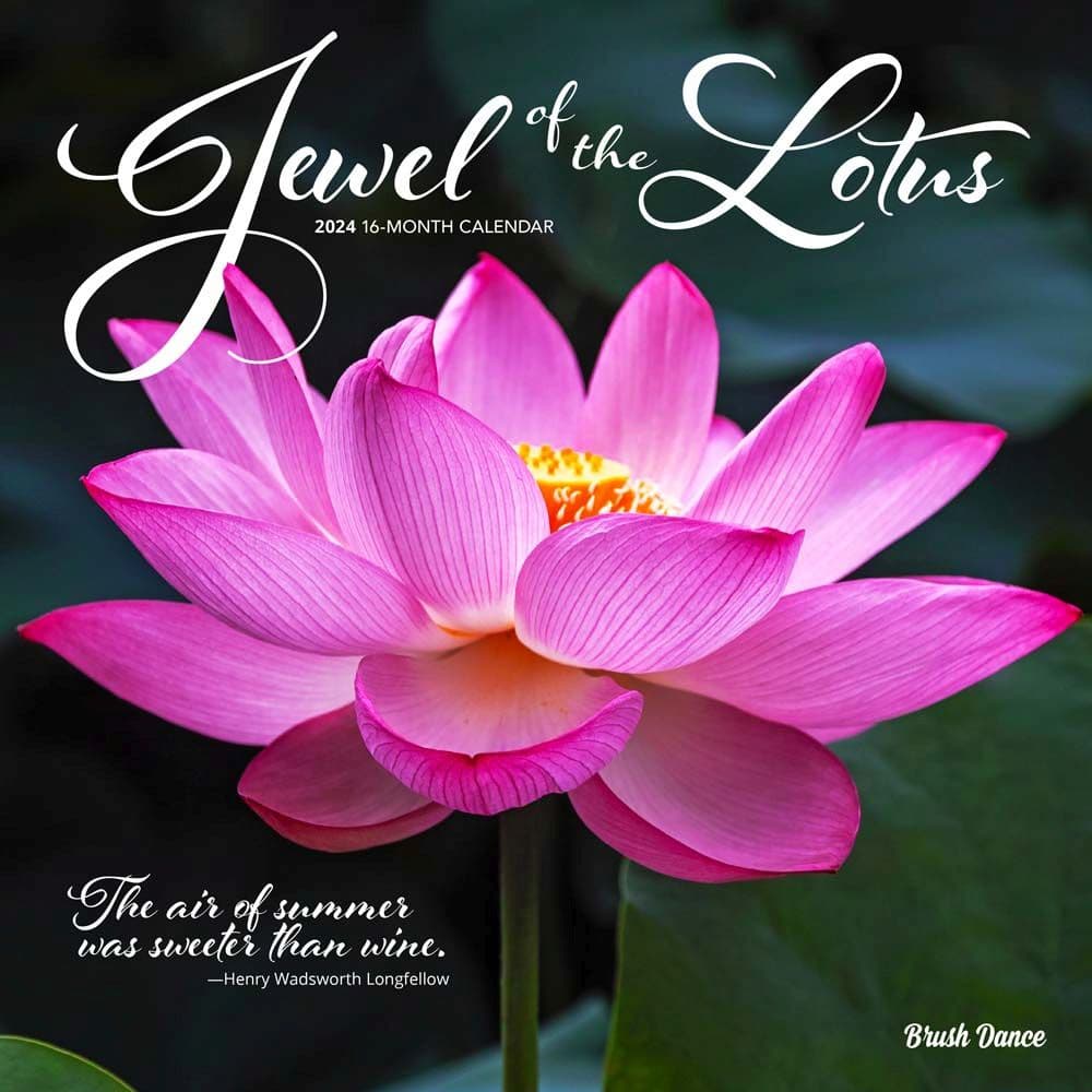 Jewel of the Lotus 2024 Wall Calendar Main Product Image width=&quot;1000&quot; height=&quot;1000&quot;