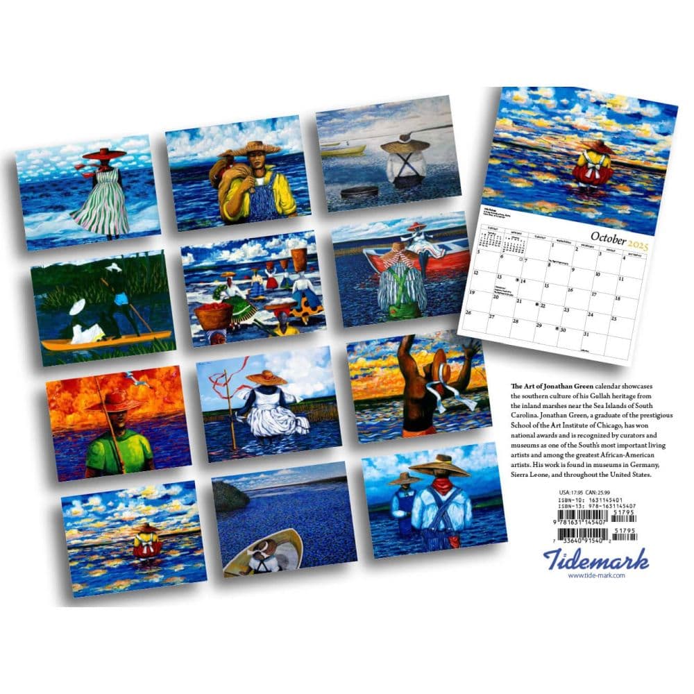 Art of Jonathan Green 2025 Wall Calendar First Alternate Image width="1000" height="1000"