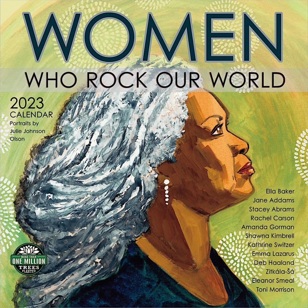 Women Who Rock Our World 2023 Wall Calendar