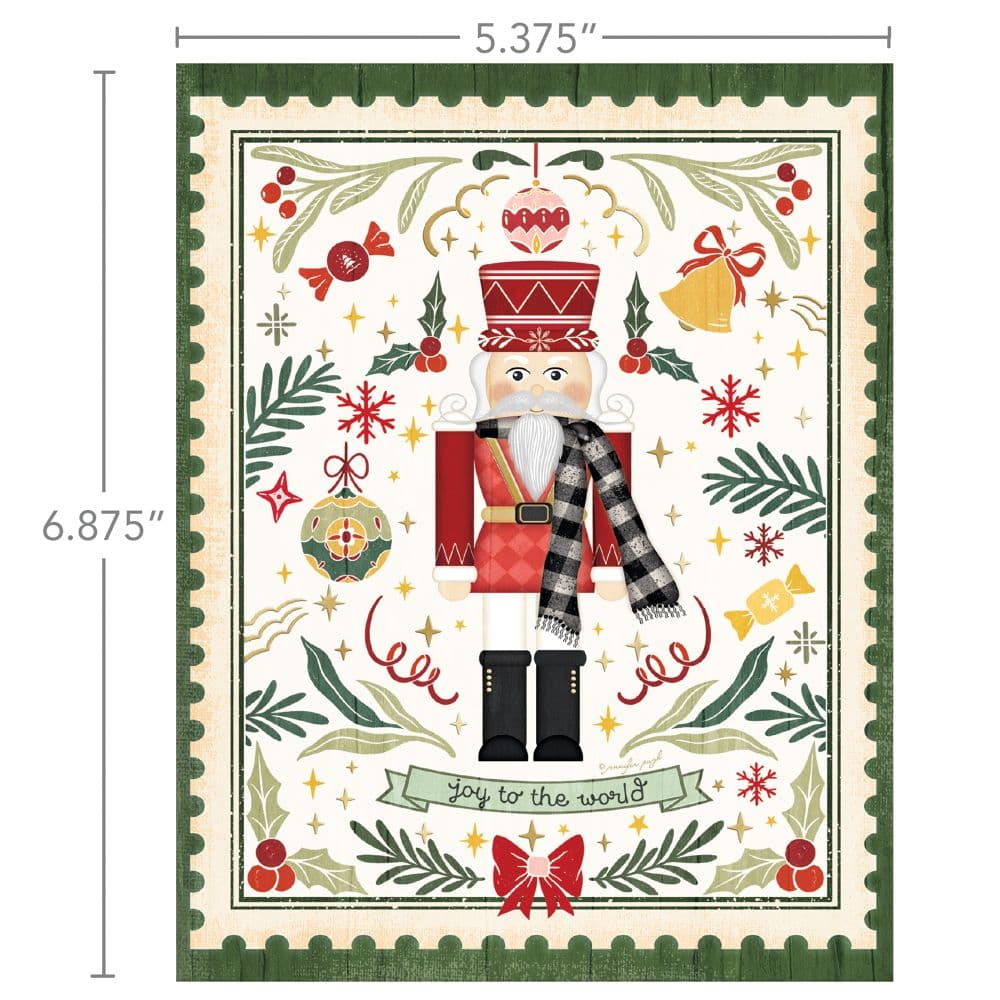 Nutcracker Joy Boxed Christmas Cards Eighth Alternate Image