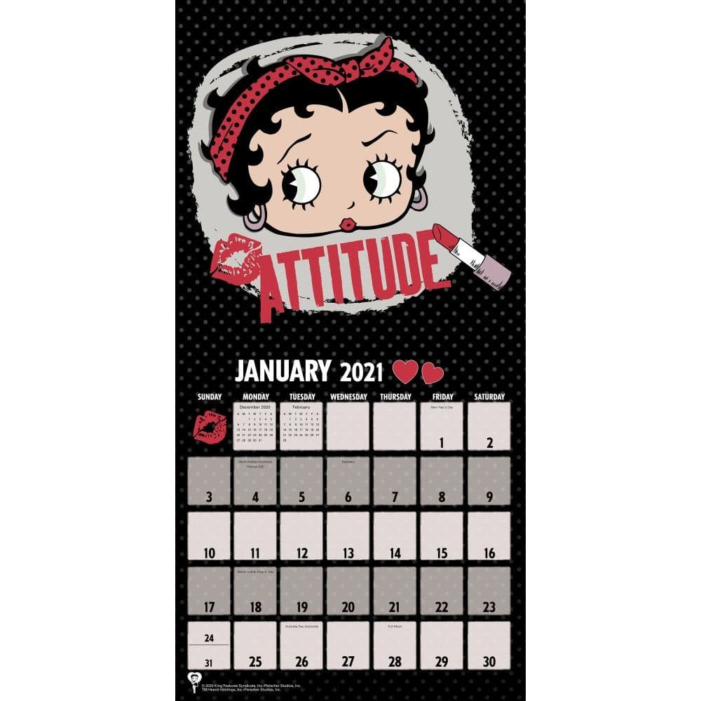 Betty Boop Wall Calendar