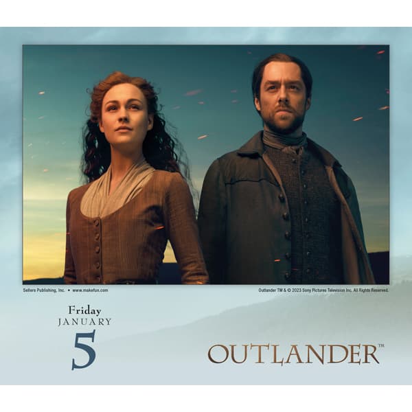 Outlander 2025 Desk Calendar