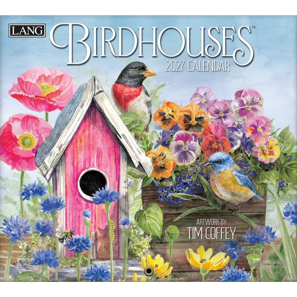 image Birdhouses 2027 Wall Calendar by Tim Coffey Main Product Image