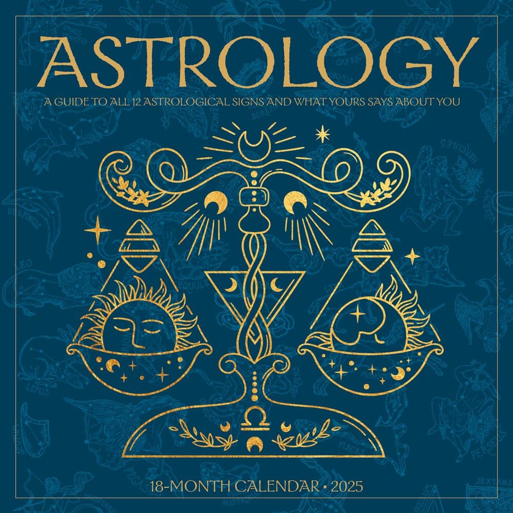 Astrology 2025 Wall Calendar Main Image