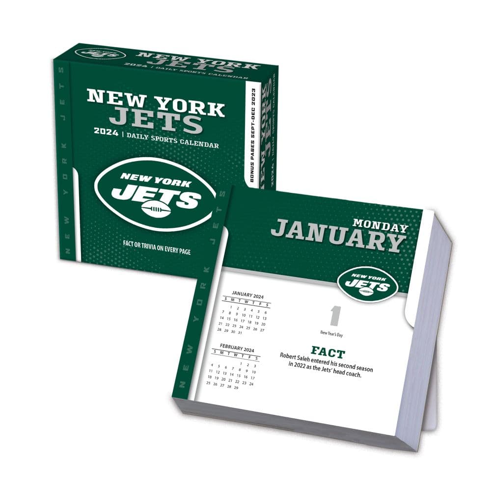 NFL New York Jets 2025 Desk Calendar