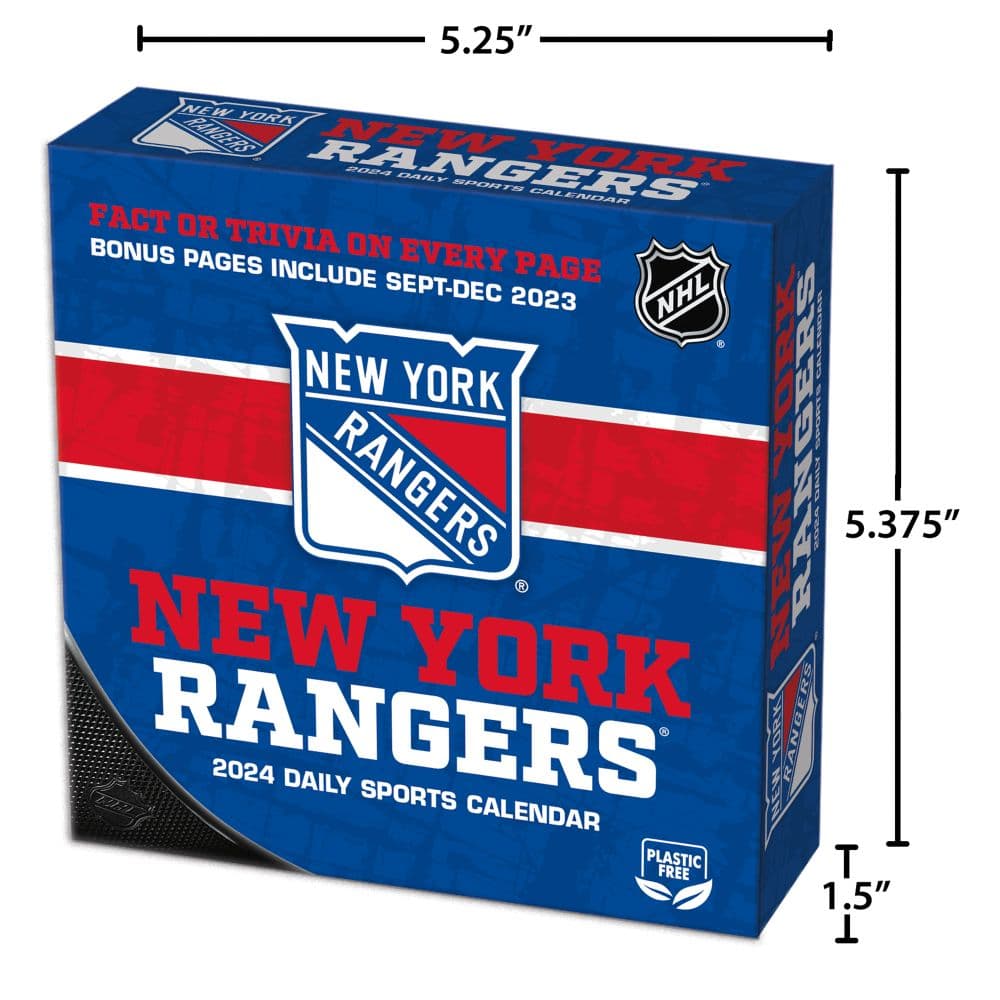 New York Rangers 2024 Desk Calendar