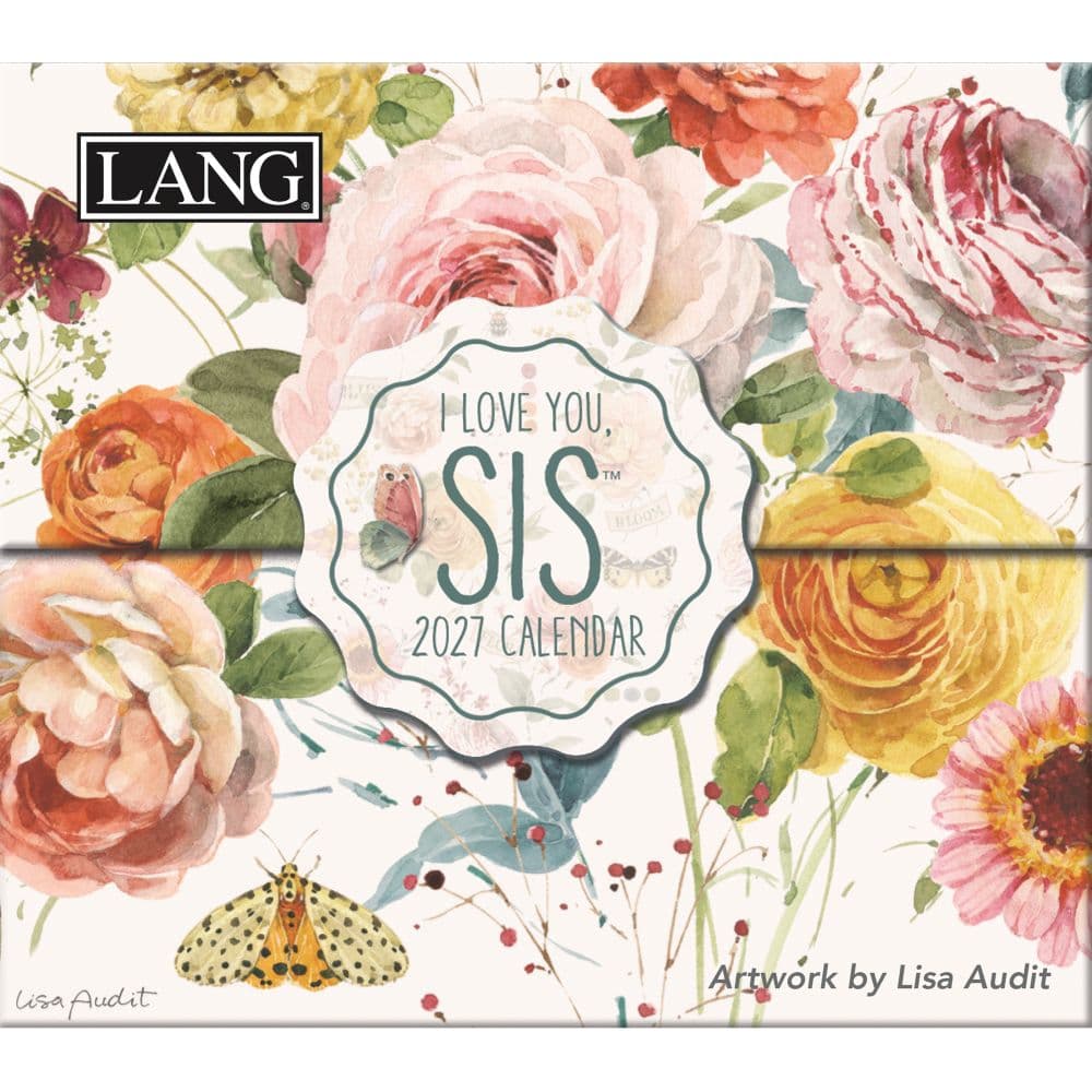 I Love You Sis 2027 Mini Desk Calendar by Nicole Tamarin First Alternate Image